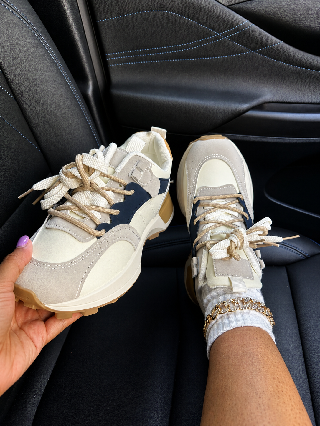 Latte Luxe Sneakers